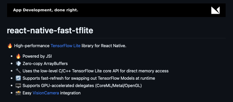 Fast TFLite docs screenshot